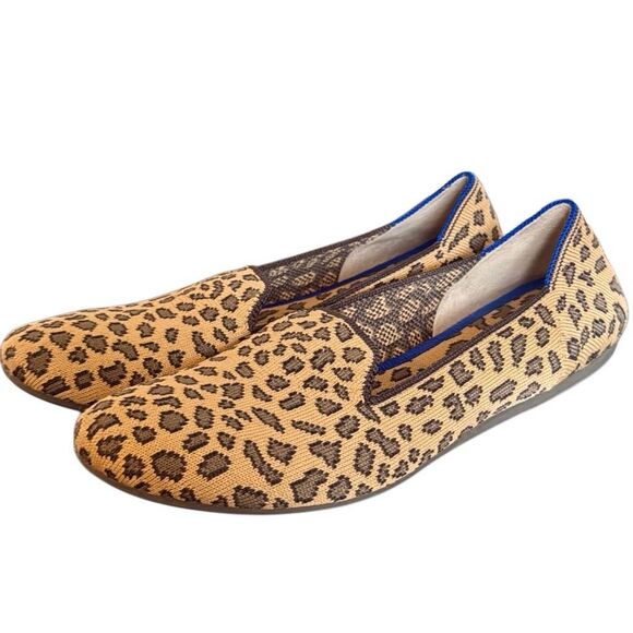 Rothy’s cheetah loafer flats size 7 - Picture 3 of 11